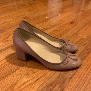 JCrew Mauve patent leather shoes size 7